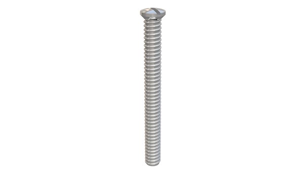 Viti Philips M6 X Passo 1,00 X 140 Mm BZP - Lotto Di Viti In Acciaio, Testa Tonda, JIS